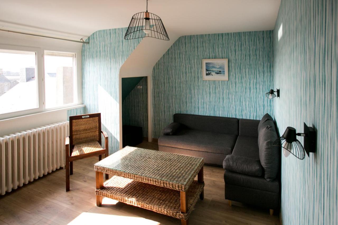 Le Cotentin Appart'hôtels&Restaurant le Cot' Portbail Extérieur photo