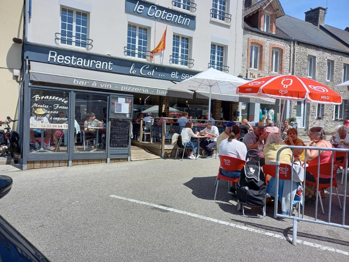 Le Cotentin Appart'hôtels&Restaurant le Cot' Portbail Extérieur photo
